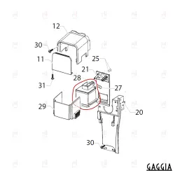 COFFEE DISPENSER XSM ASSEMBLY BRERA/SYNTIA image