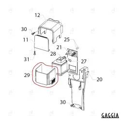 COFFEE SPOUT MOBILE ELEMENT GXSM GAGGIA BRERA image