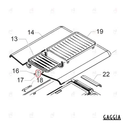 PUSH-BUTTON BLACK MYB9 GAGGIA ACCADEMIA image
