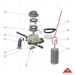 PULLEY METAL FOR EK6 MOTOR MAHLKONIG VARIO image