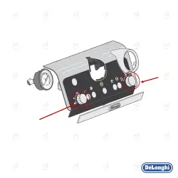 KNOB KIT FOR DELONGHI EC93 V1 image