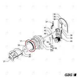 EVAPORATOR GASKET 170m GBG image
