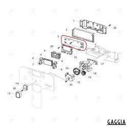 INTERFACE BOARD 4-BUTTON GAGGIA BRERA image