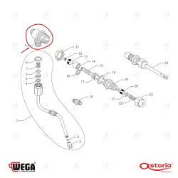 WATER/STEAM TAP BODY ONLY CMA image