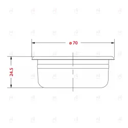 2-CUPS PRECISION FILTER 14/16g G24.5 IMS image