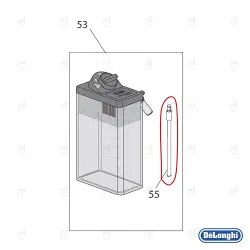 MILK SUCTION HOSE DELONGHI image