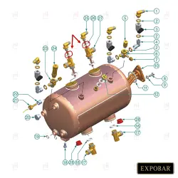 GASKET PTFE 18.2x13.2x2.5mm FOR 1/4