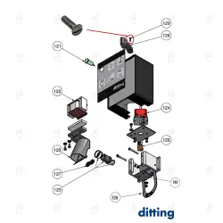 SCREW M3.5x12 FOR HANDLE DITTING KFA image