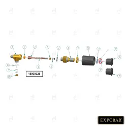 SLOTTED NUT M6 image