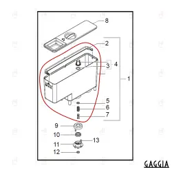 WATER CONTAINER MYB9 GAGGIA ACCADEMIA image
