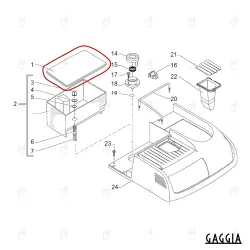 WATER TANK LID GAGGIA SYNCRONY image