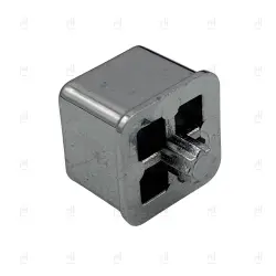 SQUARE BUTTON CHROMED CMA SETTANTA/PRATIC image