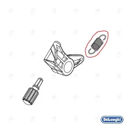 SPRING FOR EXPULSION LEVER ARM DELONGHI image