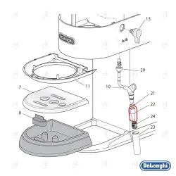 STEAM NOZZLE INSERT DELONGHI EC image