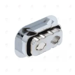 CHROME FRAME FOR BUTTON HOLDER CARIMALI CENTO/BUBBLE image