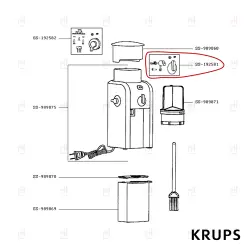 ON/OFF BUTTON KIT KRUPS GVX image