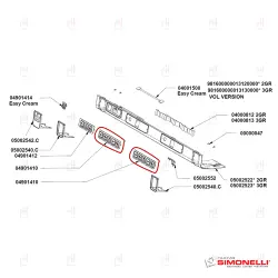PUSH-BUTTON PANEL 5B APPIA LIFE image