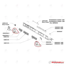 STEAM KNOB PLATE CHROME-PLATED APPIA-LIFE image