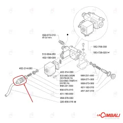 ADJUSTMENT SCREW FOR INLET VALVE CIMBALI image
