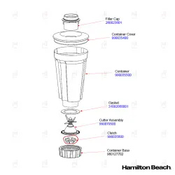 CLUTCH FOR HAMILTON BEACH BLENDER image
