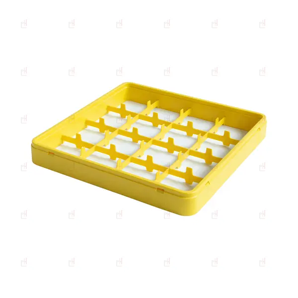 DISHRACK EXTENDER WITH DIVIDER 16 COMPARTMENTS image