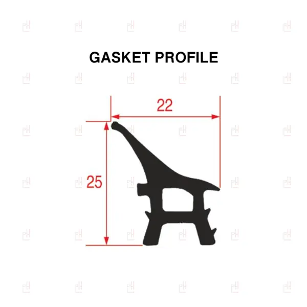 OVEN DOOR GASKET EMMEPI image