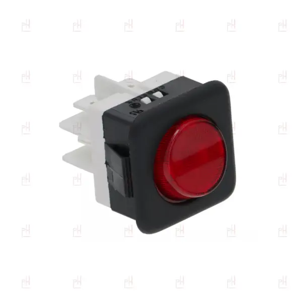 SWITCH 2 POLE RED 16A 240V image