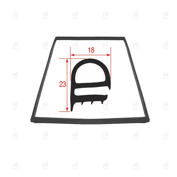 GASKET FOR OVEN DOOR 720x485mm RATIONAL image