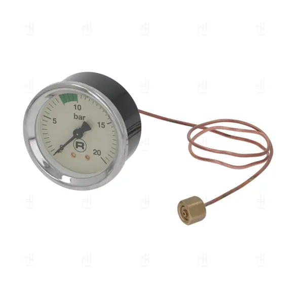PUMP PRESSURE GUAGE 60MM 0-20 BAR ROCKET image